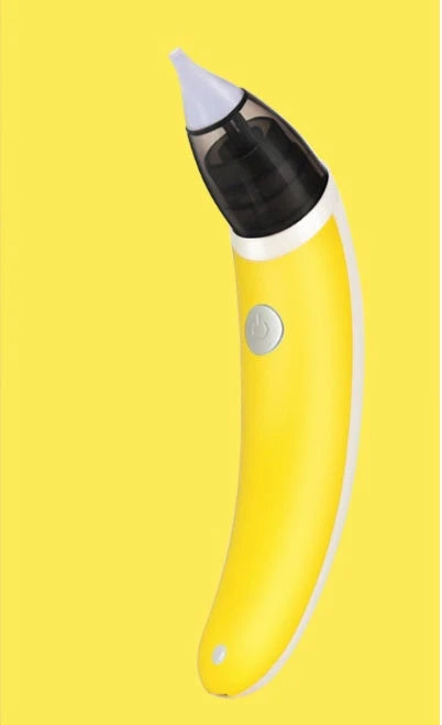 An electric nasal aspirator with adjustable suction levels, soft silicone tip, and BPA-free materials for effectively and comfortably clearing baby's congestion