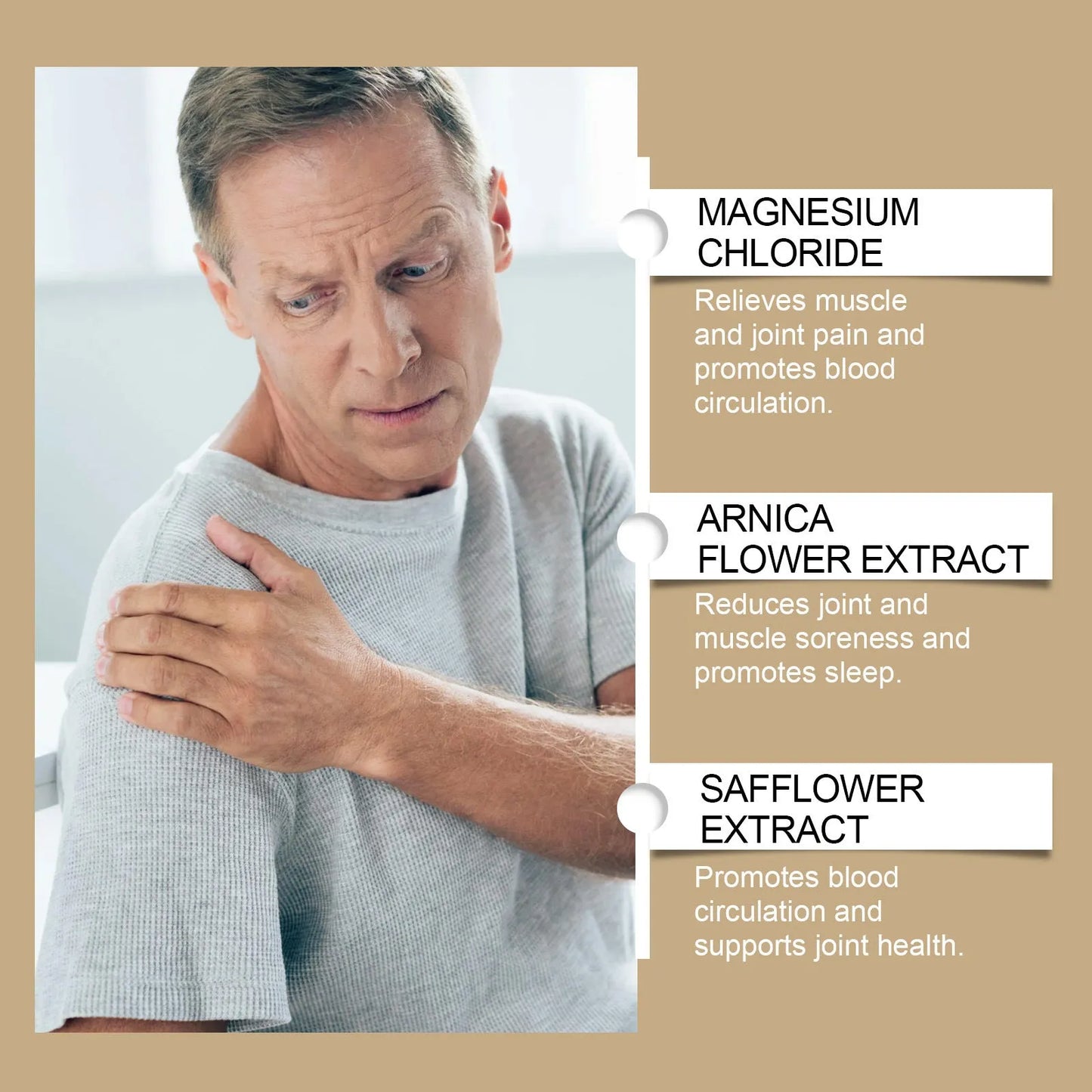 114g magnesium cream container for post-exercise body care with allantoin and glycerin formula