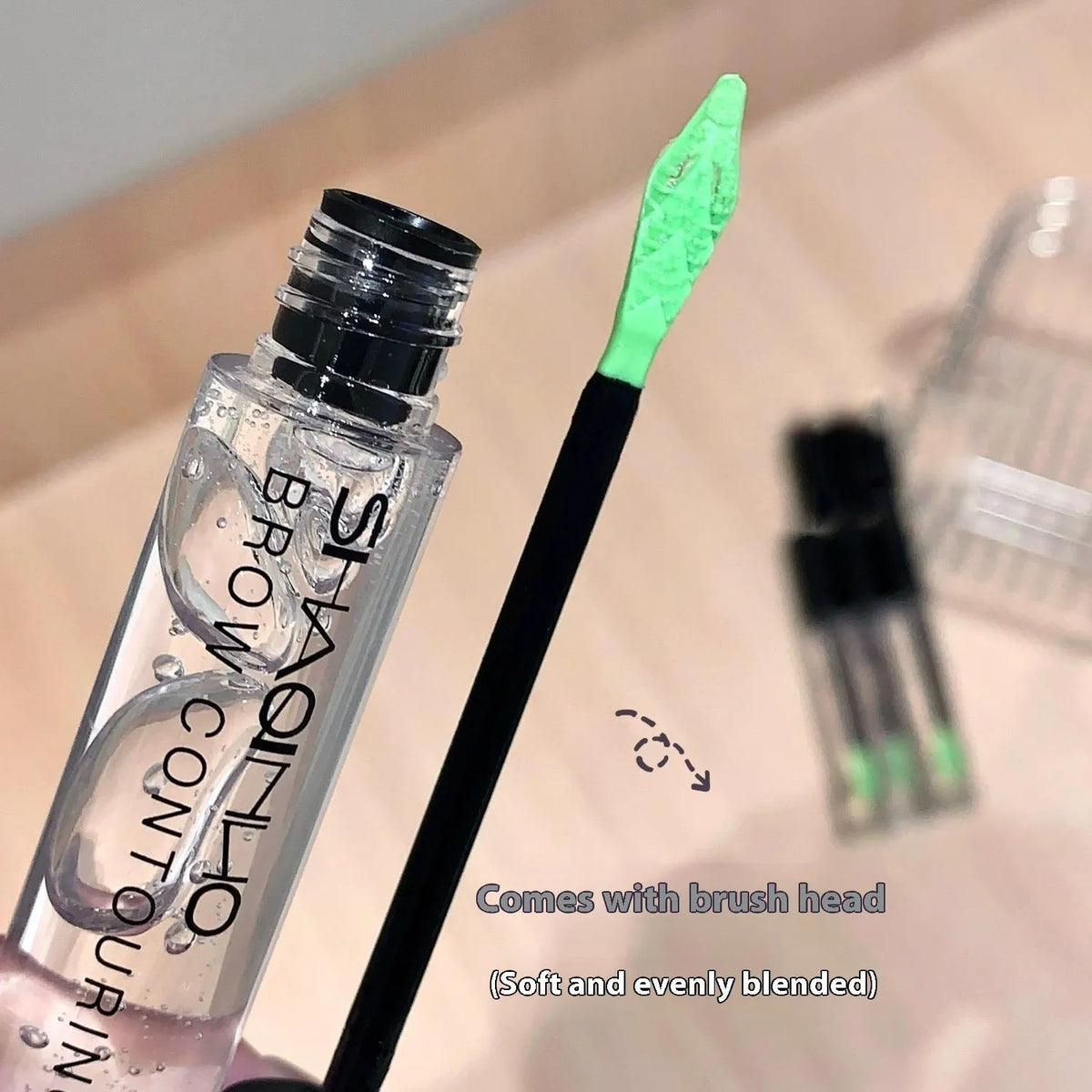 Transparent clear raincoat for eyebrow shaping procedures with waterproof properties