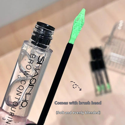 Transparent clear raincoat for eyebrow shaping procedures with waterproof properties