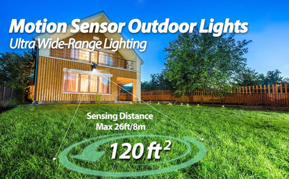 Human Sensing Solar Light for outdoor courtyards, black design, solar-powered with motion detection