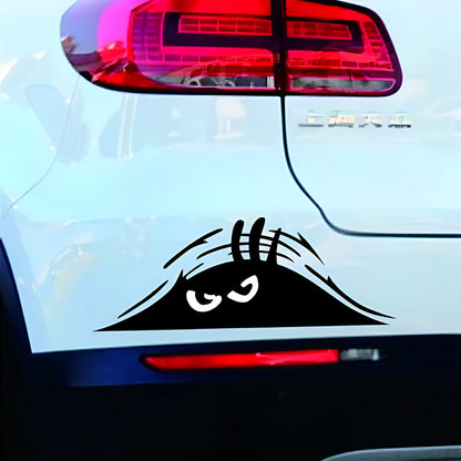 Set of four large self-adhesive body stickers showing smiley and angry face designs on skin.
