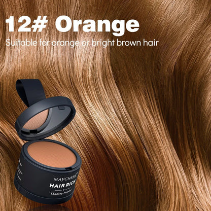 Hairline sculpting contour powder in plastic container with 4g content and waterproof properties