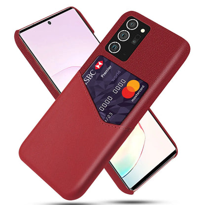 Samsung leather mobile phone case with calf pattern cloth texture in multiple colour options