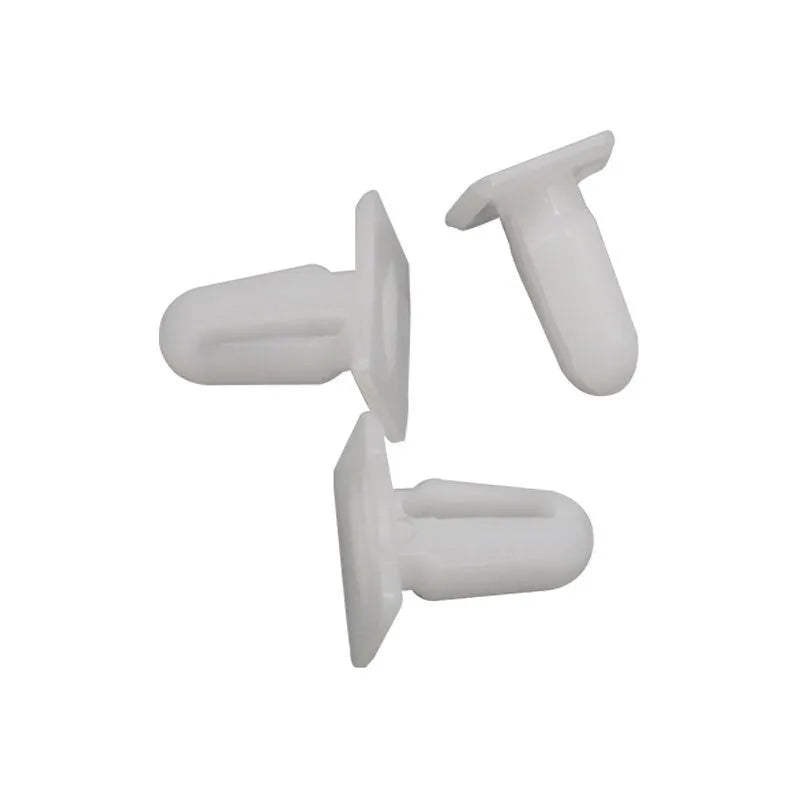 Pack of 60 D318 colour PA66 plastic automobile trim panel clips and fasteners.