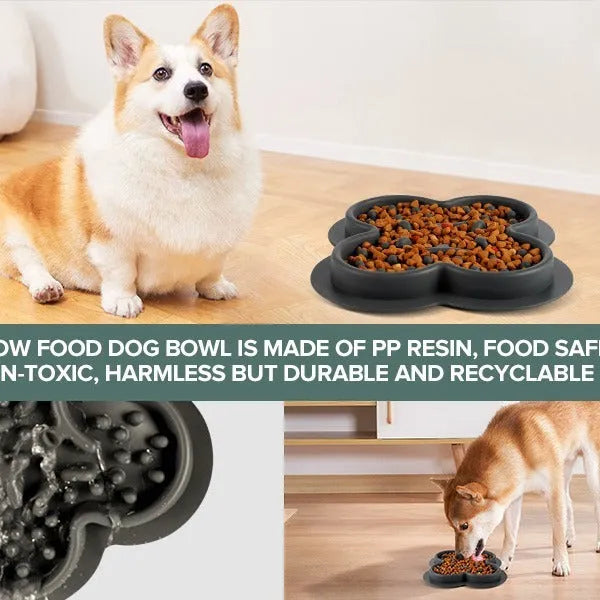 A raised silicone pet licking pad placed on a floor, showing its textured surface and non-slip base.