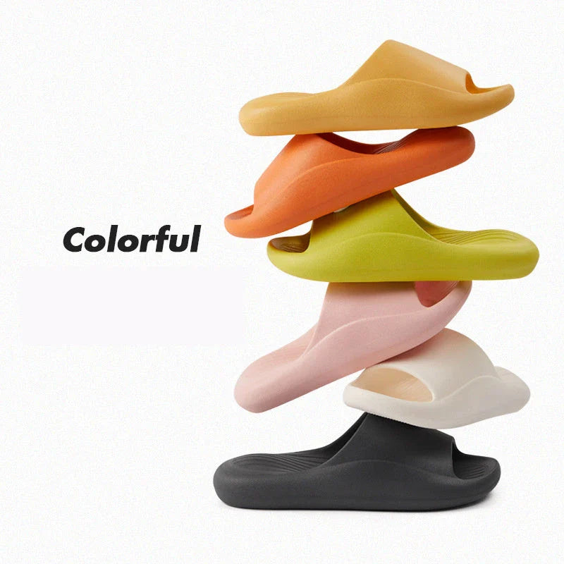 Cozy Slip-On House Slippers with Anti-Skid Soles in a variety of vibrant colors