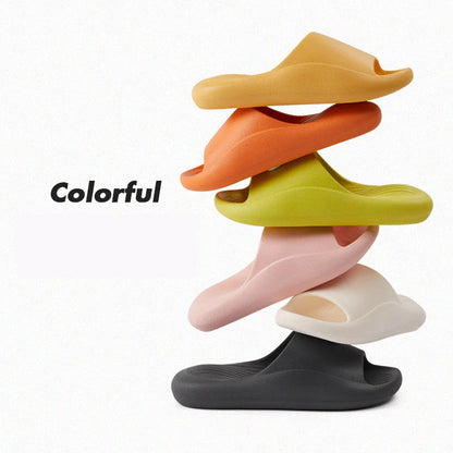 Cozy Slip-On House Slippers with Anti-Skid Soles in a variety of vibrant colors