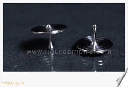 A precision-engineered, perpetually spinning desk gyroscope with a captivating, slow-motion sliding action