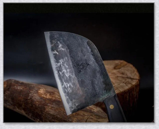 High-quality Serbian Almazan Chef Knife made with premium carbon steel for exceptional wear resistance and toughness