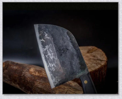 High-quality Serbian Almazan Chef Knife made with premium carbon steel for exceptional wear resistance and toughness