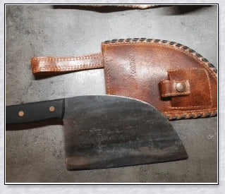 High-quality Serbian Almazan Chef Knife made with premium carbon steel for exceptional wear resistance and toughness