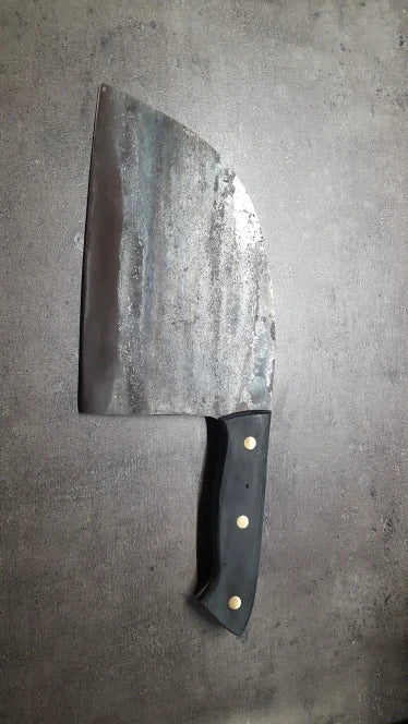 High-quality Serbian Almazan Chef Knife made with premium carbon steel for exceptional wear resistance and toughness