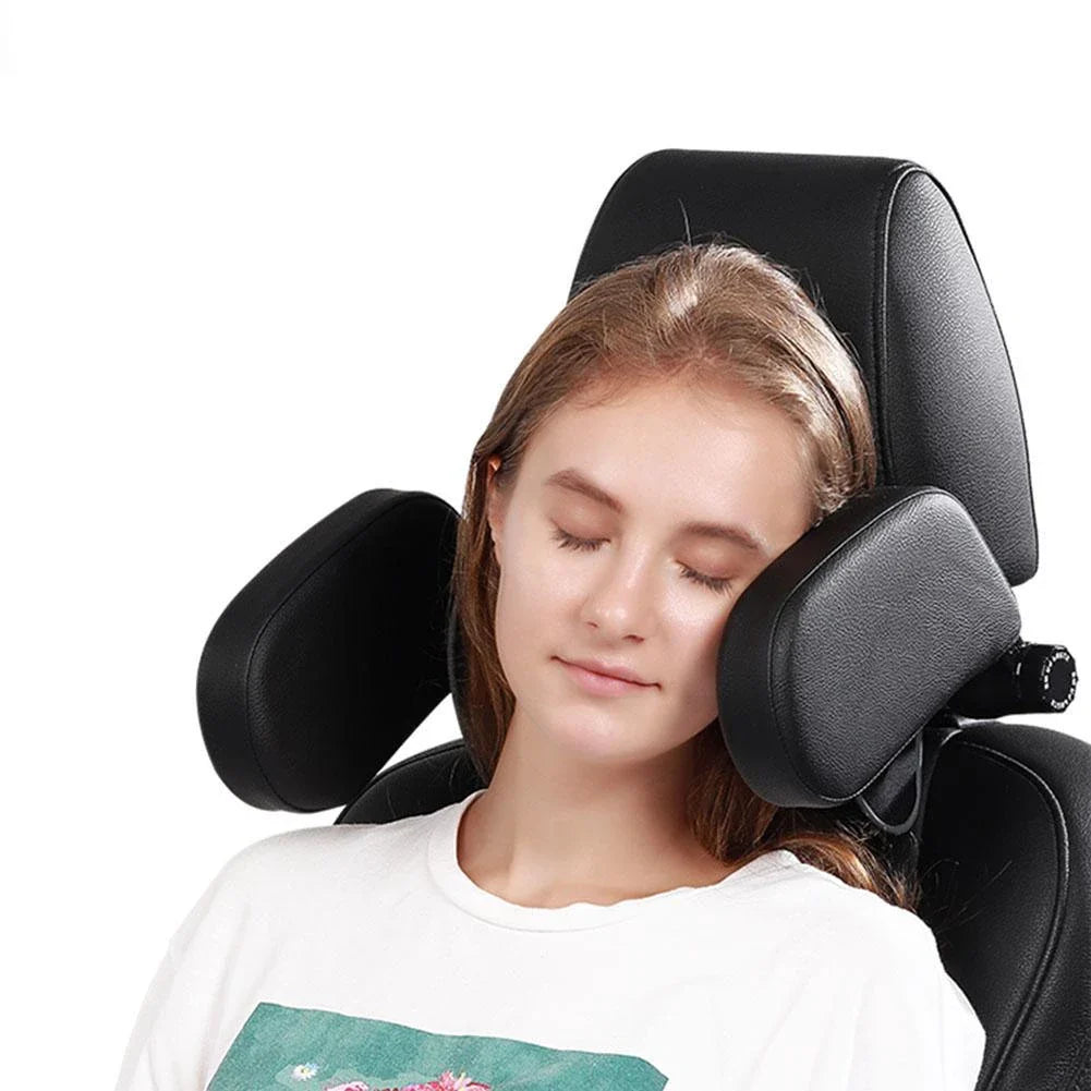 Car Seat Headrest Pillow with memory foam cushions and adjustable design for in-car comfort and support
