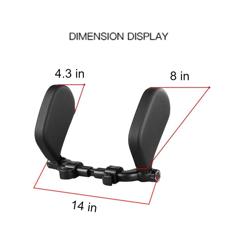 Car Seat Headrest Pillow with memory foam cushions and adjustable design for in-car comfort and support