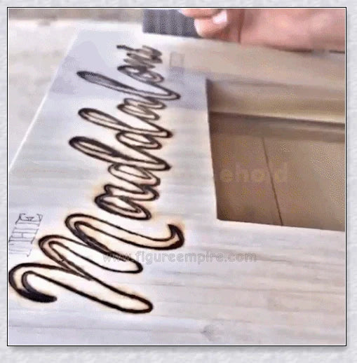 Premium Wood Burning Pyrography Kit with adjustable temperature settings, diverse tools, and accessories for creating custom pyrography designs and crafts