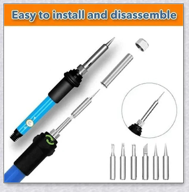 Premium Wood Burning Pyrography Kit with adjustable temperature settings, diverse tools, and accessories for creating custom pyrography designs and crafts