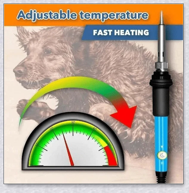 Premium Wood Burning Pyrography Kit with adjustable temperature settings, diverse tools, and accessories for creating custom pyrography designs and crafts