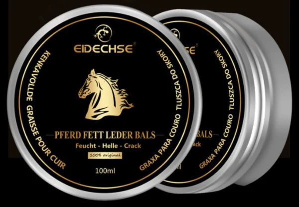 A leather car seat repair kit with cleaning sponge and instructions, designed to restore worn, cracked, or scratched leather surfaces.