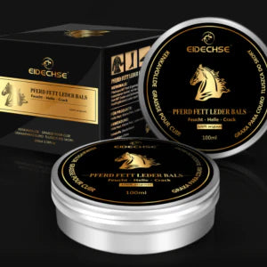 A leather car seat repair kit with cleaning sponge and instructions, designed to restore worn, cracked, or scratched leather surfaces.