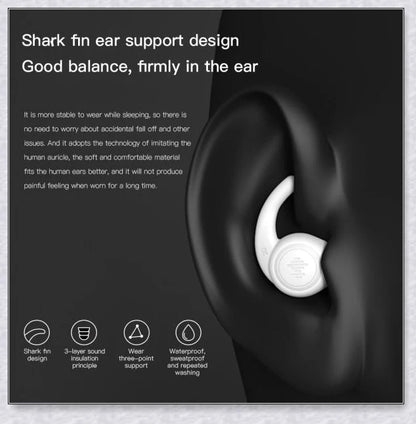 Professional Sleeping Ear Plugs made with German nano silica gel for exceptional comfort and noise reduction