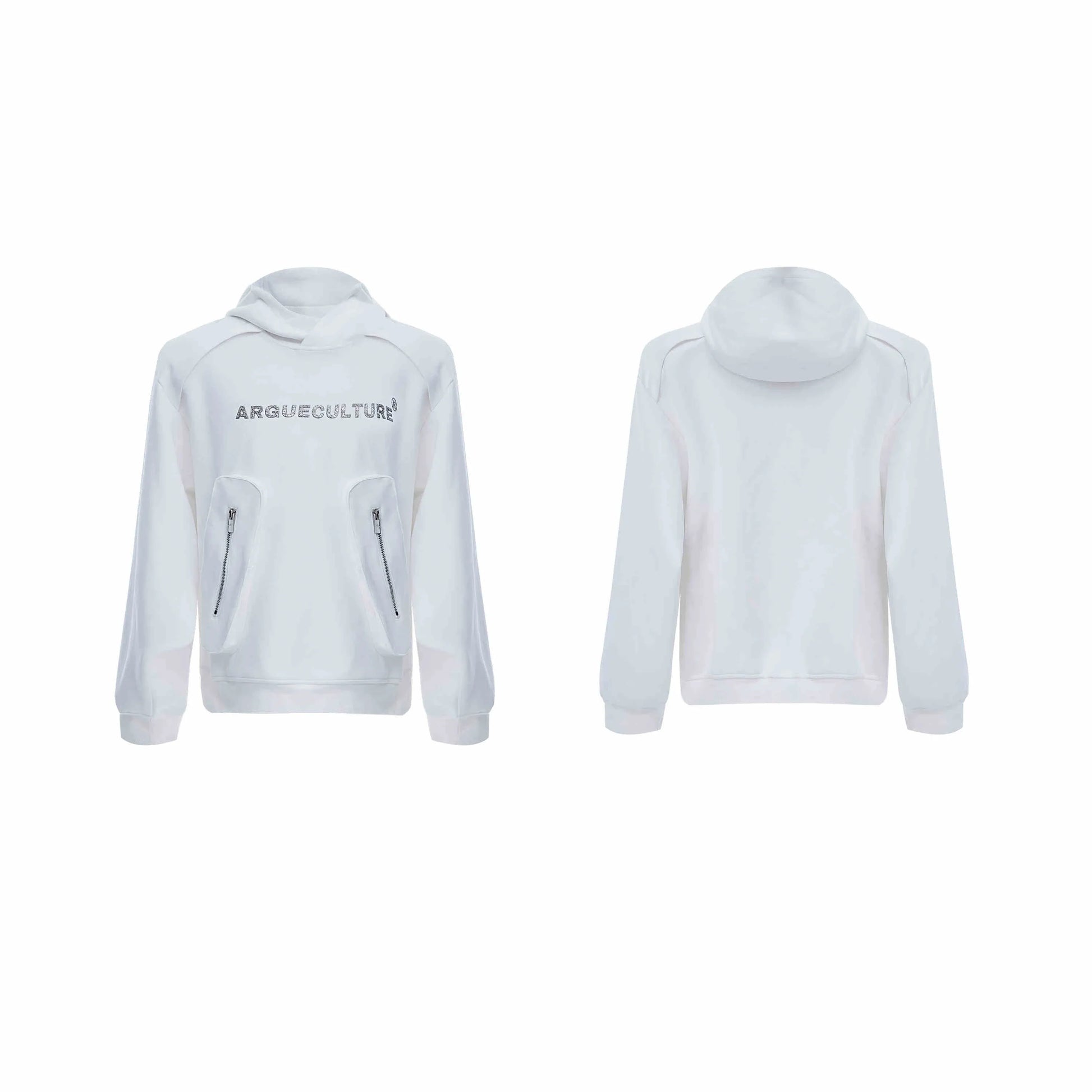 A cosy, hooded pullover sweater for men, featuring front pockets and a classic British-inspired design.