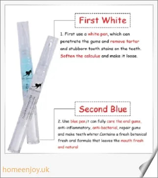 Dog Teeth Plaque Removing Pens - Innovative dual-pen system for comprehensive oral care