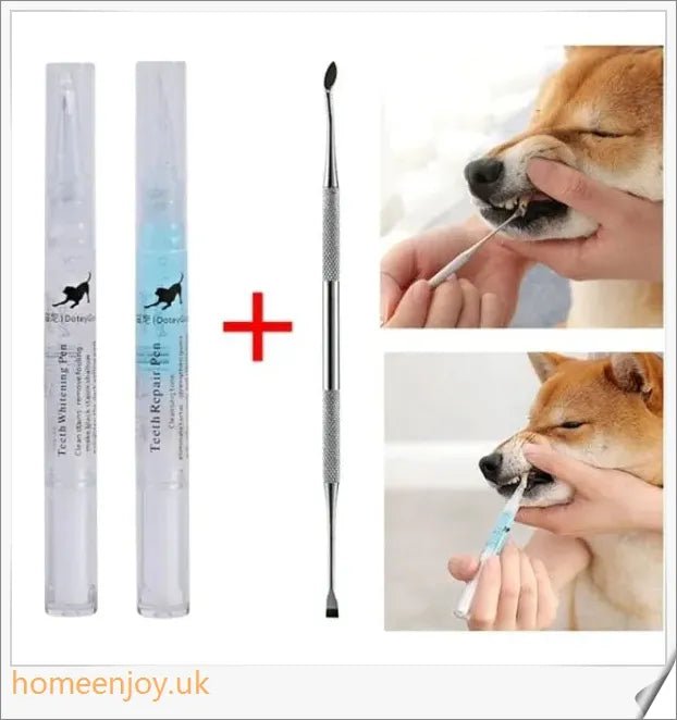 Dog Teeth Plaque Removing Pens - Innovative dual-pen system for comprehensive oral care