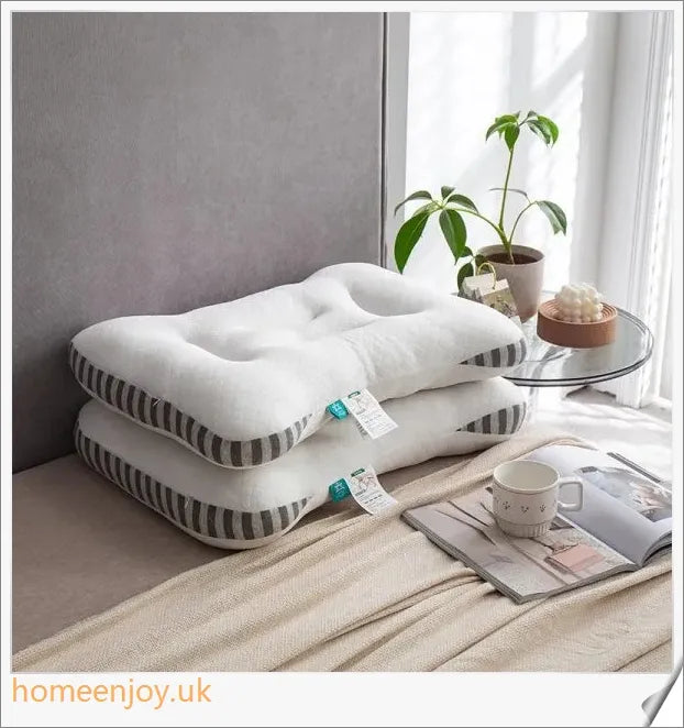 Antibacterial and anti-mite soybean fibre pillow with soft, plush filling for a comfortable and hygienic sleep experience