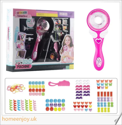 Automatic hair braiding device with three-strand braiding capability, designed for easy, stylish hairstyles