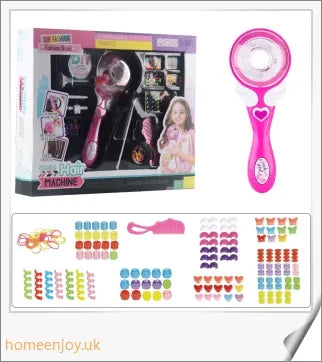 Automatic hair braiding device with three-strand braiding capability, designed for easy, stylish hairstyles