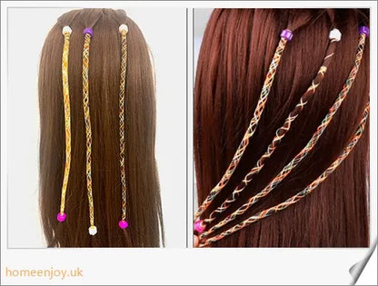 Automatic hair braiding device with three-strand braiding capability, designed for easy, stylish hairstyles