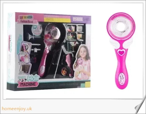 Automatic hair braiding device with three-strand braiding capability, designed for easy, stylish hairstyles