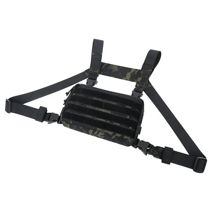 Protective Equipment Camouflage Light Combat Tactical Vest with double shoulder straps and less than 20L capacity