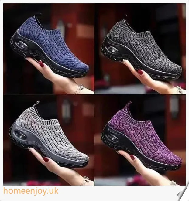 Pair of air cushioned, comfortable shoes in various colours