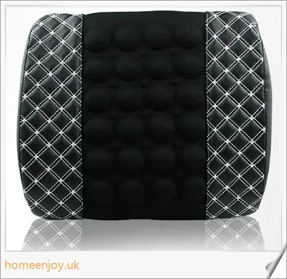 Deluxe Car Massage Cushion with massaging nodes and heating elements for enhanced driving comfort