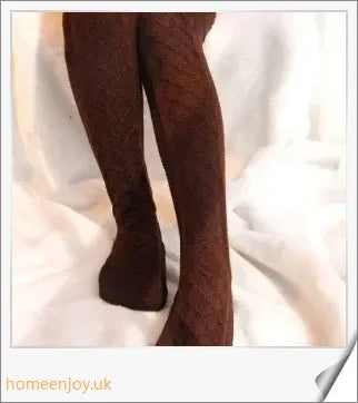 Autumn and winter over-the-knee high socks made of premium acrylic fabric for warmth and comfort