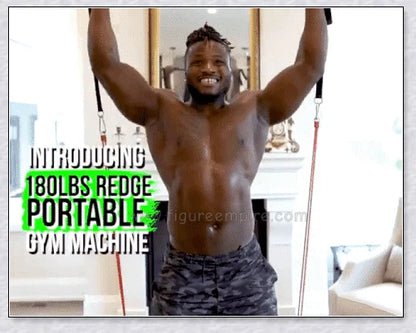 Redge Portable All-In-One Gym Machine with adjustable resistance bands for a full-body workout on the go