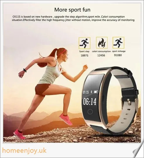 Fitband Blood Pressure Smart Watch with Heart Rate Monitor and Pedometer