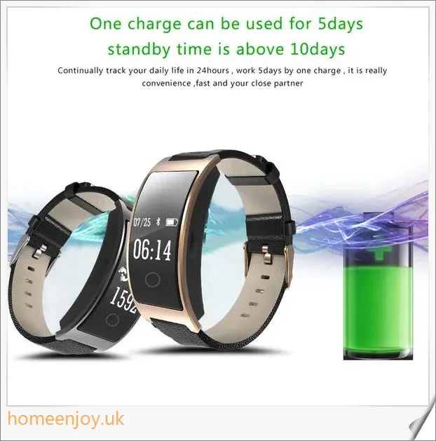 Fitband Blood Pressure Smart Watch with Heart Rate Monitor and Pedometer