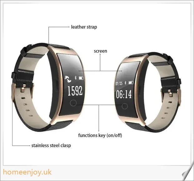 Fitband Blood Pressure Smart Watch with Heart Rate Monitor and Pedometer