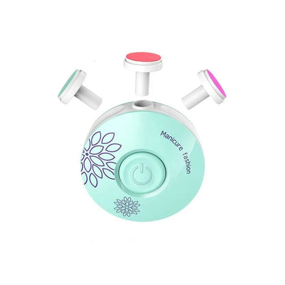 Baby Electric Nail Grinder with silent design and multiple grinding heads