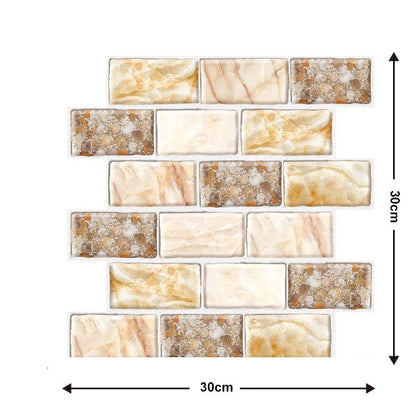 Moisture-proof brick wallpaper sticker for kitchen and bathroom walls