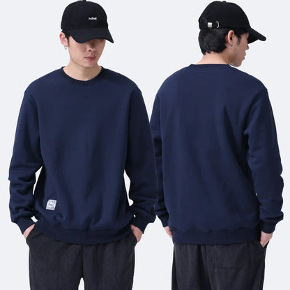 Cozy fleece pullover sweatshirt for men in a variety of classic colors
