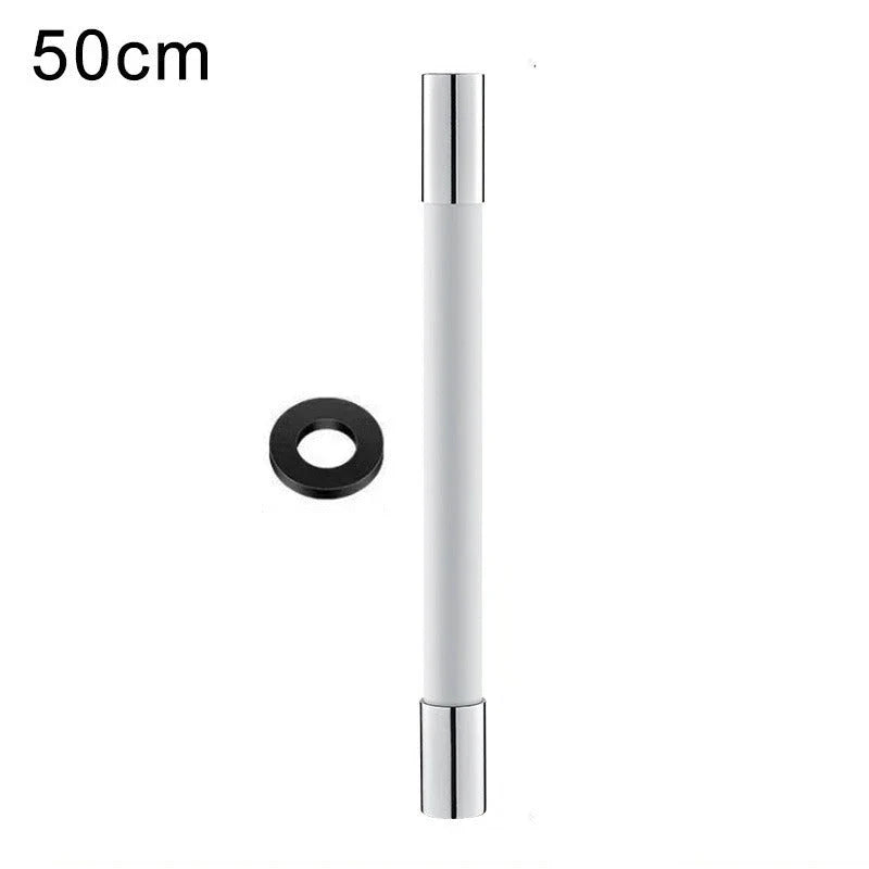 Adjustable faucet extender with 360-degree rotation for versatile sink cleaning