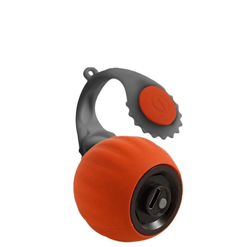 Gravity-activated cat toy ball with automatic motion for endless feline fun