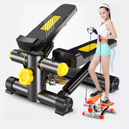 Golden hydraulic mini stepper for home fitness with silent operation