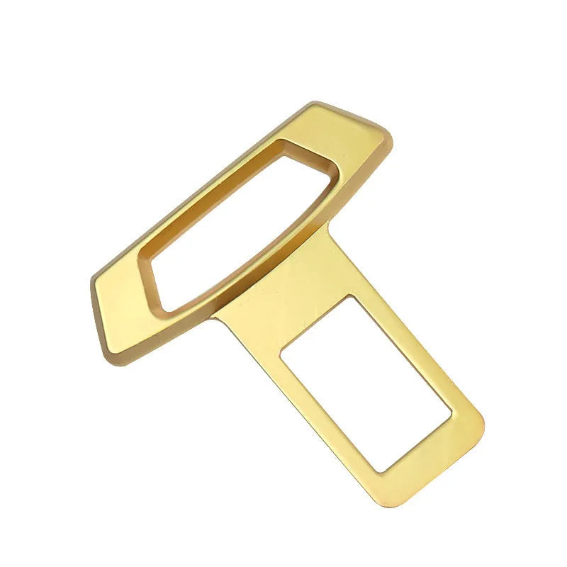 Metal car interior silencer insert in matte black, gold, and silver colours for noise reduction between vehicle components