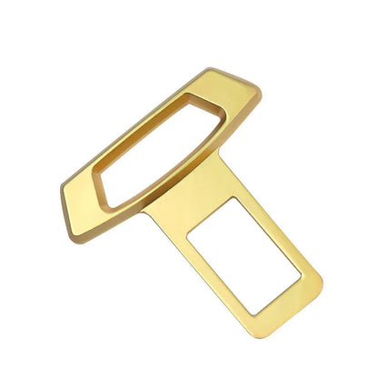Metal car interior silencer insert in matte black, gold, and silver colours for noise reduction between vehicle components