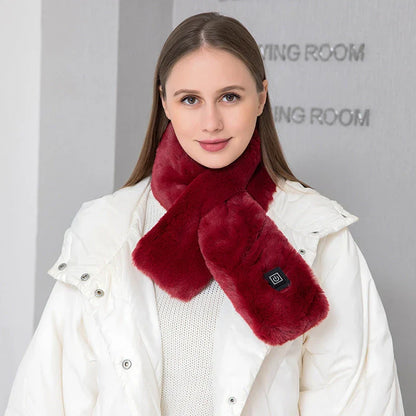 Premium Electric Heated Neck Scarf with Soft, Luxurious Fabric and Temperature Control
